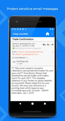 Voltage SecureMail android App screenshot 17